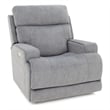 Pemberly Row Premium Zero Gravity Power Recliner in Arula Dolphin