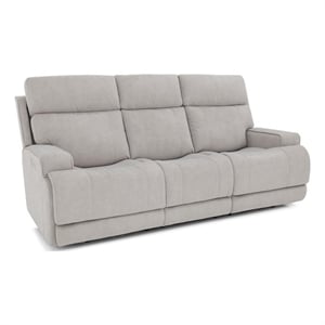 Pemberly Row Zero Gravity Sofa with Power Recline in Arula Dove