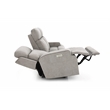Pemberly Row Zero Gravity Sofa with Power Recline in Arula Dove