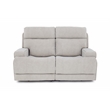 Pemberly Row Zero Gravity Loveseat with Power Recline in Arula Dove