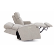 Pemberly Row Zero Gravity Loveseat with Power Recline in Arula Dove