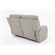 Pemberly Row Zero Gravity Loveseat with Power Recline in Arula Dove