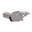 Pemberly Row Premium Zero Gravity Power Recliner in Arula Dove