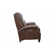 Pemberly Row Power Recliner with Power Head Rest in Worthington Cognac