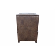 Pemberly Row Power Recliner with Power Head Rest in Worthington Cognac