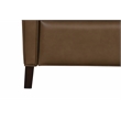 Pemberly Row Premium Push Thru The Arms Recliner in Hillwood Toffee