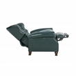 Pemberly Row Push Thru The Arms Recliner in Highland Emerald