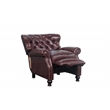Pemberly Row Premium Push Thru The Arms Recliner in Wenlock Fudge