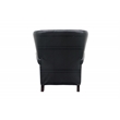 Pemberly Row Premium Push Thru The Arms Recliner in Wenlock Onyx