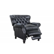 Pemberly Row Premium Push Thru The Arms Recliner in Wenlock Onyx