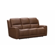 Pemberly Row Zero Gravity Power Reclining Sofa in Homerun Cinnamon