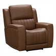 Pemberly Row Zero Gravity Power Recliner in Homerun Cinnamon