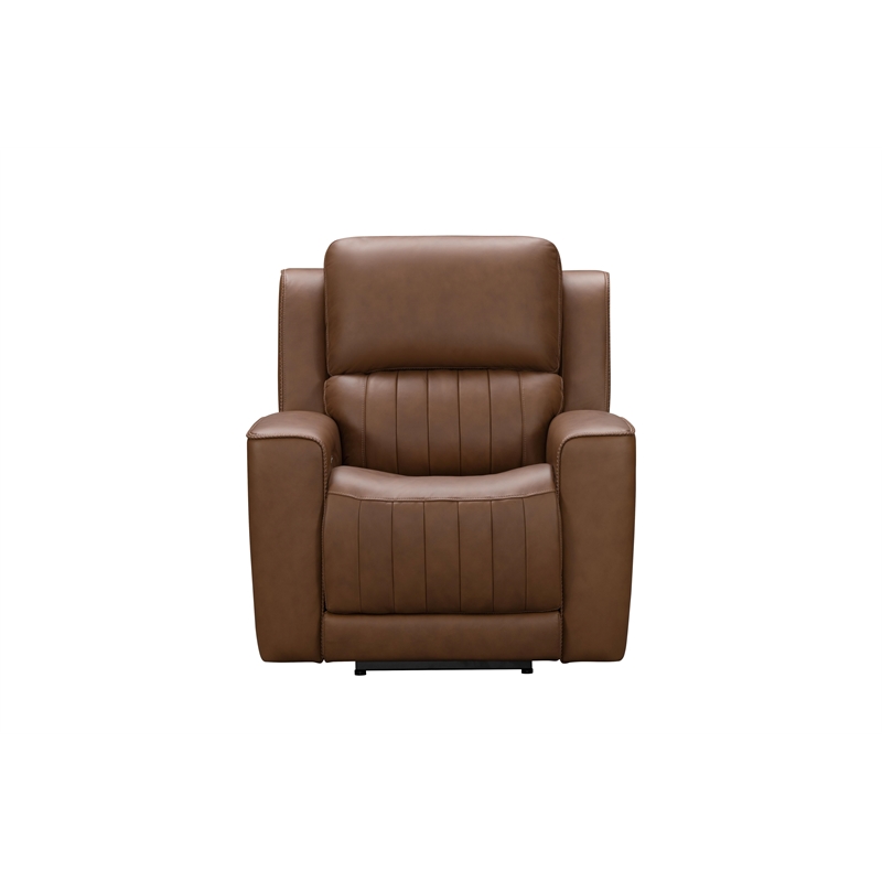 Pemberly Row Zero Gravity Power Recliner in Homerun Cinnamon