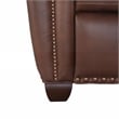Pemberly Row Power Reclining Sofa with Power Head Rests in Clifton Chocolate