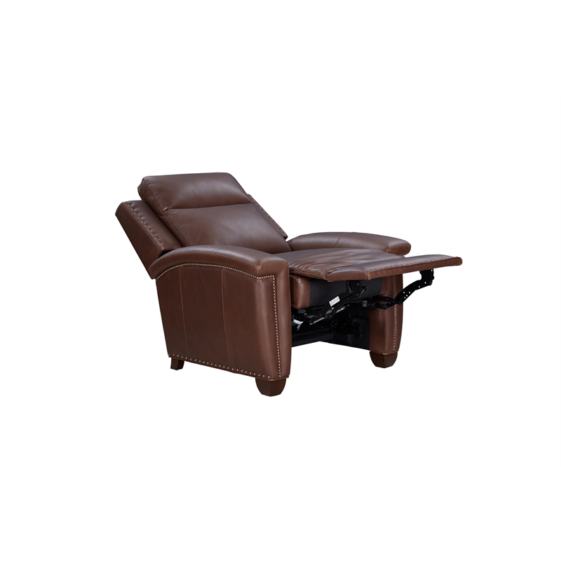 Pemberly Row Power Recliner with Power Head Rest in Clifton Chocolate