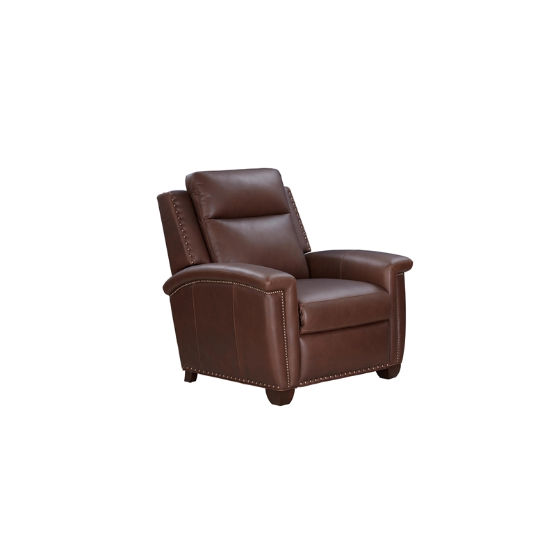 Pemberly Row Power Recliner with Power Head Rest in Clifton Chocolate
