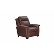 Pemberly Row Power Recliner with Power Head Rest in Clifton Chocolate