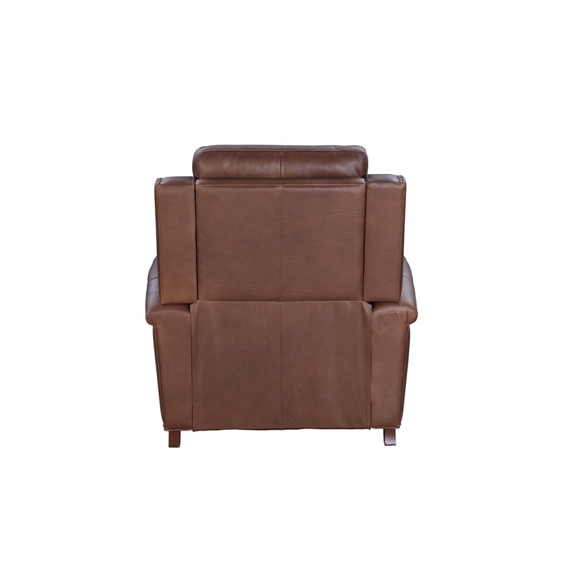 Pemberly Row Power Recliner with Power Head Rest in Clifton Chocolate
