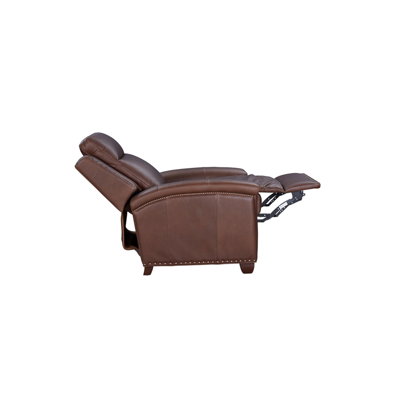 Pemberly Row Power Recliner with Power Head Rest in Clifton Chocolate