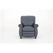 Pemberly Row Premium Push Thru The Arms Recliner in Santa Fe Ocean