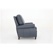 Pemberly Row Premium Push Thru The Arms Recliner in Santa Fe Ocean