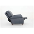 Pemberly Row Premium Push Thru The Arms Recliner in Santa Fe Ocean