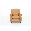 Pemberly Row Premium Push Thru The Arms Recliner in Santa Fe Brandy