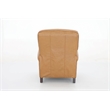 Pemberly Row Premium Push Thru The Arms Recliner in Santa Fe Brandy
