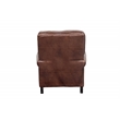 Pemberly Row Premium Push Thru The Arms Recliner in Wenlock Tawny