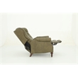 Pemberly Row Premium Push Thru The Arms Recliner in Oasis Olive