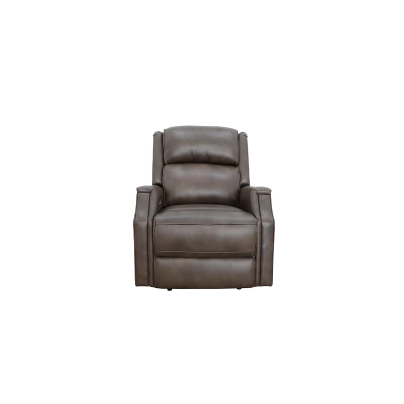 Pemberly Row Big and Tall Power Recliner with Head Rest and Lumbar in Mousse