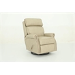 Pemberly Row Premium Swivel Glider Recliner in Cashmere Stone