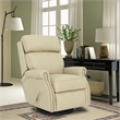 Pemberly Row Premium Swivel Glider Recliner in Cashmere Stone