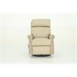 Pemberly Row Premium Swivel Glider Recliner in Cashmere Stone