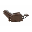 Pemberly Row Premium Swivel Glider Recliner in Ashford Walnut