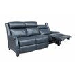 Pemberly Row Power Reclining Sofa with Power Head Rests in Shoreham Blue