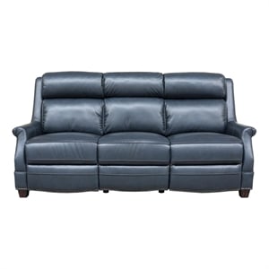Pemberly Row Power Reclining Sofa with Power Head Rests in Shoreham Blue