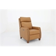 Pemberly Row Power Recliner with Head Rest and Lumbar in Santa Fe Brandy