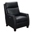 Pemberly Row Power Recliner with Head Rest and Lumbar in Shoreham Blue