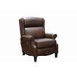 Pemberly Row Power Recliner with Head Rest and Lumbar in Ashford Walnut