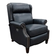 Pemberly Row Power Recliner with Head Rest and Lumbar in Shoreham Blue