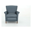 Pemberly Row Premium Push Thru The Arms Recliner in Santa Fe Ocean