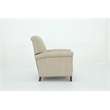 Pemberly Row Premium Push Thru The Arms Recliner in Cashmere Stone