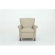 Pemberly Row Premium Push Thru The Arms Recliner in Cashmere Stone
