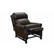 Pemberly Row Premium Push Thru The Arms Recliner in Ashford Walnut