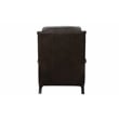 Pemberly Row Premium Push Thru The Arms Recliner in Ashford Walnut