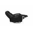 Pemberly Row Swivel Glider Recliner with Storage in Lynn Onyx