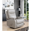 Pemberly Row Swivel Glider Recliner with Storage in Gable Dove