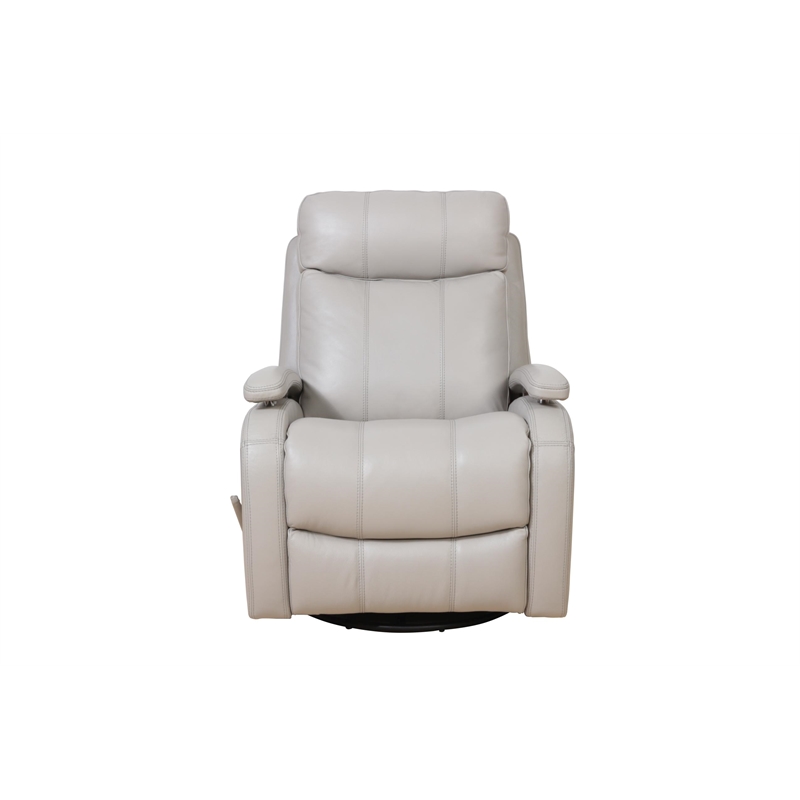 Pemberly Row Swivel Glider Recliner with Storage in Gable Dove