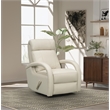 Pemberly Row Swivel Glider Recliner with Storage in Troy Cream